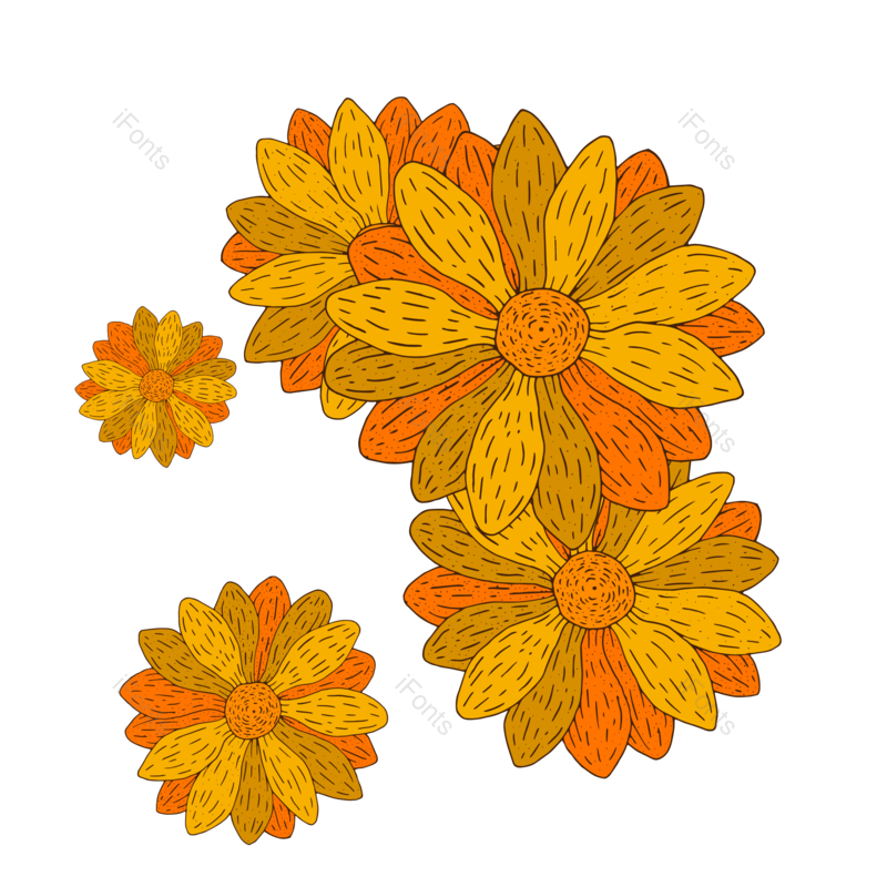 矢量素材图片,花卉元素,花朵PNG,植物免抠素材
